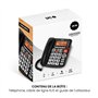 SPC Comfort Volume Pro – Téléphone Fixe Senior avec Grandes Touches, Sonnerie très élevée et écran éclairé | Amplificateur d’App