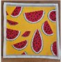 DELICATELA Kit de tapisserie pour broderie à la main en demi-point ou point de croix - Canevas imprimé - 40 cm x 40 cm - Laine n