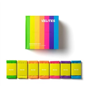 Velites Lot de 7 protège-poignets fluo | 7 couleurs pour le prix de 5 | Protection contre les frottements et design qui illumine
