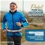 PORTENTUM Ceinture Running - Banane Porte Telephone Sport (pour Tous Smartphones) - pour Course a Pied, Jogging, Sport - Femme e
