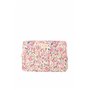 Housse pour ordinateur portable 13 et 14 pouces - Matelassée - Imprimé fleurs et carreaux vichy noirs - Petite Mafalda