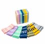 Velites Lot de 7 paires de bracelets en tissu I Comprend les couleurs Gris