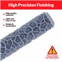Lot de 2 rouleaux texture mur de pierre modelage argile polymère pétrir texture modelage main tampon bois outil céramique bricol
