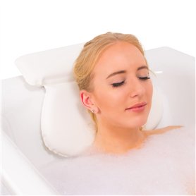 Umi. Coussin imperméable et antidérapant pour le bain Relux - De première qualité - Avec ventouses - Ergonomique - Appuie-tête p