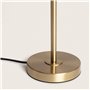 LEDKIA LIGHTING - Lampe à Poser Moonlight Brass | 3 Spots Design Unique | Compatible Ampoules LED E27 | Métal et Verre | Pour Ma