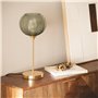 LEDKIA LIGHTING - Lampe à Poser Métal et Verre Klimt | Design Classique 1920s | Compatible Ampoule LED E27 | Utilisation Intérie