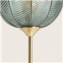 LEDKIA LIGHTING - Lampe à Poser Métal et Verre Klimt | Design Classique 1920s | Compatible Ampoule LED E27 | Utilisation Intérie