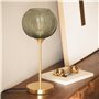 LEDKIA LIGHTING - Lampe à Poser Métal et Verre Klimt | Design Classique 1920s | Compatible Ampoule LED E27 | Utilisation Intérie
