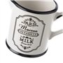 Jeu de sucre et laitier stoneware noir et blanc - LOLAhome