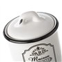 Jeu de sucre et laitier stoneware noir et blanc - LOLAhome