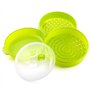 Movilcom® Microvap Cocotte vapeur 2 niveaux pour micro-ondes vert