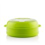 Movilcom® Microvap Cocotte vapeur 2 niveaux pour micro-ondes vert