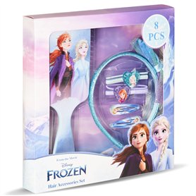 La Reine des Neiges - Elsa et Anna -Frozen - Kit Accessoires cheveux Disney officiel - Serre tête
