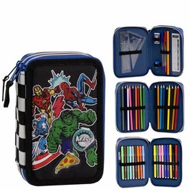 Pochette crayons The Avengers Noir 12
