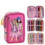 Pochette crayons Barbie Fuchsia 12