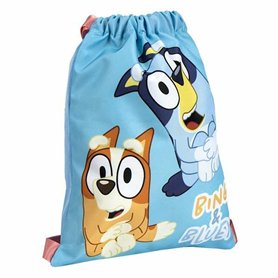 Sac à dos serré par des ficelles Bluey Bleu 27 x 33 cm