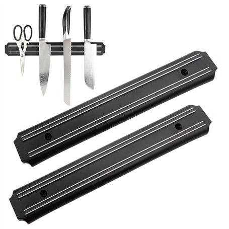 Porte couteaux aimanté cuisine 2 pieces 33 cms barre magnetique couteaux outils barre aimantée porte couteaux aimant couteau mur