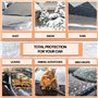 Bache Voiture Exterieur Grand Universel Compatible avec Divers modeles de Grandes Voitures telles Que Les Voitures familiales Mi