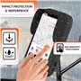Xperoalvel Support Telephone Scooter Moto Etanche Compatible avec Les Smartphones jusqu'a 7,5" Fixation Sure et Stable au retrov
