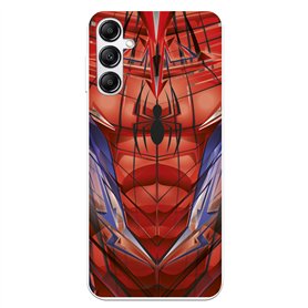 Coque pour Samsung Galaxy A14 5G officielle Marvel Spiderman Torso pour protéger votre téléphone portable Coque en silicone tran