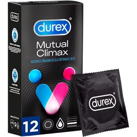 Durex 40024 Préservatifs Mutual Climax Boîte de 12 Transparent