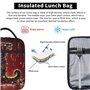 Sac à déjeuner réutilisable avec imprimé L pour homme et femme, sac fourre-tout isotherme pour le travail, le pique-nique, les v