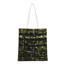 KOUUIP Sac fourre-tout en toile avec imprimé camouflage numérique pour femme