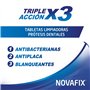Novafix - Comprimés nettoyants triple action - Pour prothèses dentaires et appareils orthodontiques - Boîte de 104 unités (kill 