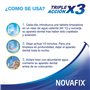 Novafix - Comprimés nettoyants triple action - Pour prothèses dentaires et appareils orthodontiques - Boîte de 104 unités (kill 