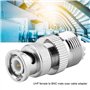 Adaptateur coaxial, 2 connecteurs BNC mâle vers UHF SO239 PL-259 femelle Jack RF adaptateur coaxial, connecteur de test électriq