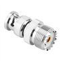Adaptateur coaxial, 2 connecteurs BNC mâle vers UHF SO239 PL-259 femelle Jack RF adaptateur coaxial, connecteur de test électriq