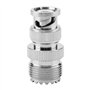 Adaptateur coaxial, 2 connecteurs BNC mâle vers UHF SO239 PL-259 femelle Jack RF adaptateur coaxial, connecteur de test électriq
