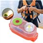 Leftwei Gilet de Sauvetage Lampe LED Lithium JHYD-I Eau de mer Lampe de Poche Auto-éclairante de Sauvetage Conspic