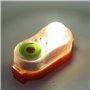Leftwei Gilet de Sauvetage Lampe LED Lithium JHYD-I Eau de mer Lampe de Poche Auto-éclairante de Sauvetage Conspic