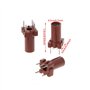 VONGEE 20 Pcs Réglable Inducteur Shell Squelette Vide Noyau De Ferrite Aucune Bobine D'inducteur 25-100MHZ
