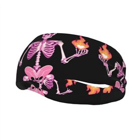 Bandeau de sport polyvalent YYHWHJDE le squelette qui contrôle les impressions désirées – Bandeau extensible et évacuant l'humid