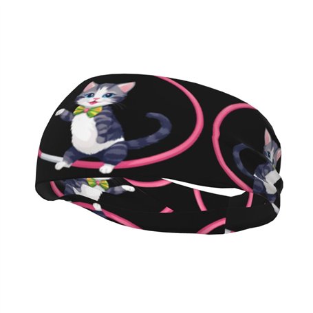Bandeau de sport décoratif avec impression LAABBE Hula Hoop - Extensible