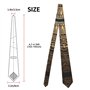 WHJYYXDE Cravate calendrier maya fin du monde en soie pour homme bon sens vertical Convient pour les réunions d'affaires quotidi