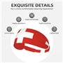 WHJYYXDE Bandeau d'exercice élastique – Doux, respirant et à séchage rapide pour homme et femme Motif drapeau suisse