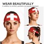 WHJYYXDE Bandeau d'exercice élastique – Doux, respirant et à séchage rapide pour homme et femme Motif drapeau suisse