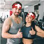 WHJYYXDE Bandeau d'exercice élastique – Doux, respirant et à séchage rapide pour homme et femme Motif drapeau suisse