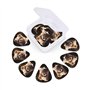 Smart Puppy Lot de 12 Onglets Pagaies de Guitare Électrique, Basse, Guitare Électrique ou Hawaï à Quatre Cordes