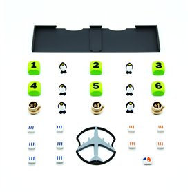 BGExpansions- Pack d'Amélioration pour Sky Team™ | Jeu de Base et Extension Turbulence | 28 Pièces | Tokens 3D et Accessoires Pr