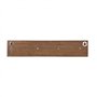 DAMDAM GO Porte-manteau mural en bois avec crochets - Rond 4 crochets