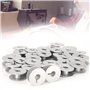 Boîtier de canette, 100 pièces 55623A canettes en aluminium fendues, pièces de machine à coudre industrielles pour universel pou