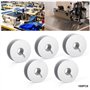 Boîtier de canette, 100 pièces 55623A canettes en aluminium fendues, pièces de machine à coudre industrielles pour universel pou