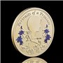 Lankater 1pc Pièce Commémorative, Princesse Diana Collection Cadeau, Pièce De Monnaie Souvenir (Or)