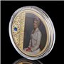 Lankater 1pc Pièce Commémorative, Princesse Diana Collection Cadeau, Pièce De Monnaie Souvenir (Or)