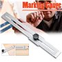 FireAngels Jauge de marquage de coupe de vis 0-200 mm/0-250 mm/0-300 mm pour le travail du bois, la mesure de l'acier au carbone