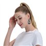 Boucles d'oreilles pendantes drôles astronaute dinosaure roche pour femme - Bijoux en forme de larme, accessoire de déclaration 